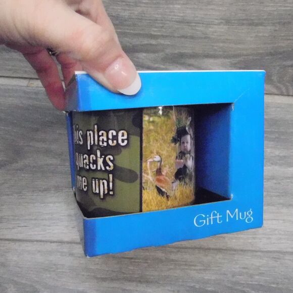 Leanin Tree Mug Gift This Place Quacks Me Up Duck Baby Costume Coffee Cup - Picture 8 of 12